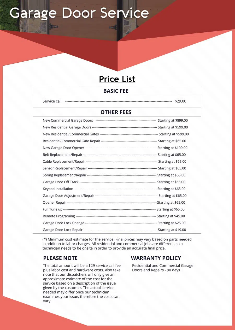 Express Garage Door Service Los Angeles, CA 323-486-3727